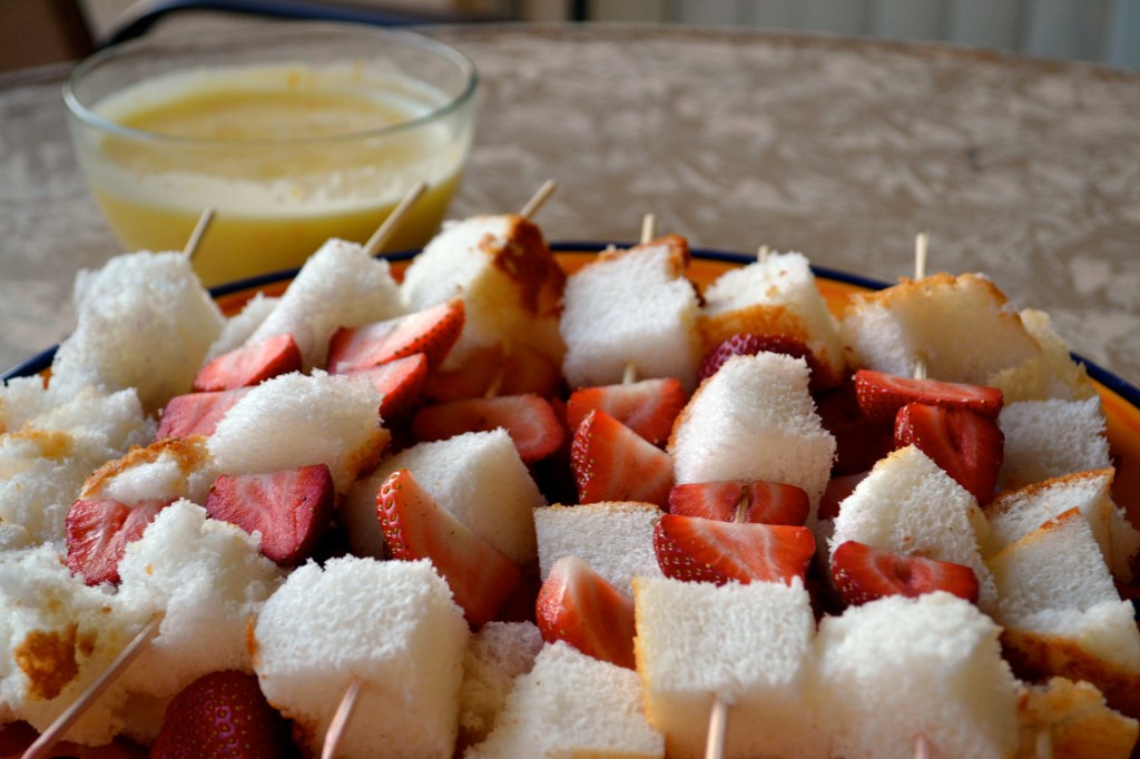 Strawberry Shortcake Kabobs Desserts