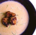 Corn Chowder with Blackened Shrimp